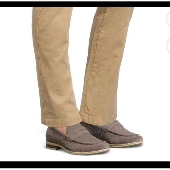 NEW Nwt Madden NYC Slip On Sz 9 Penny Loafers Shoe Men's Gray Suede Look Leather - Picture 6 of 10